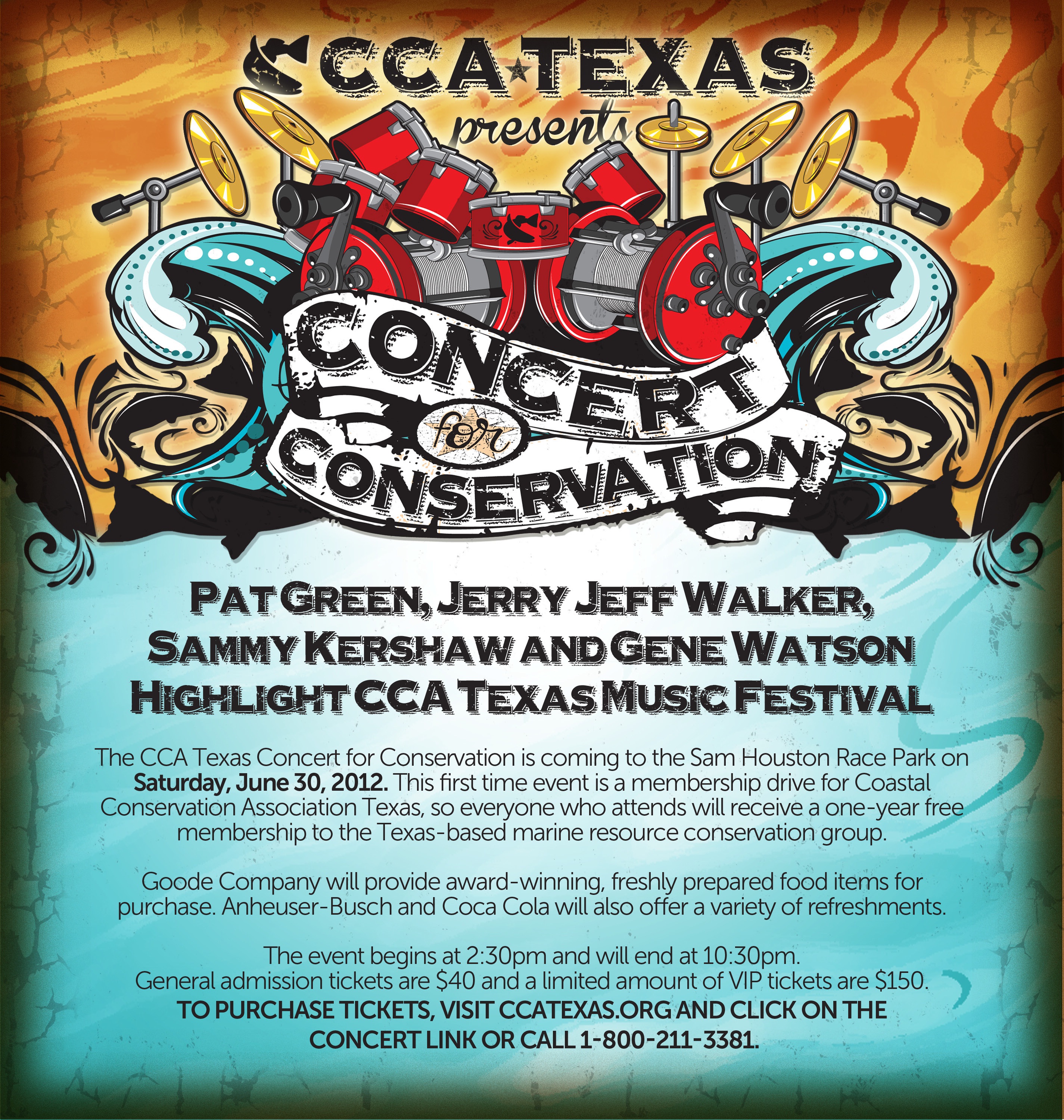 CCA Texas Concert for Conservation Notice