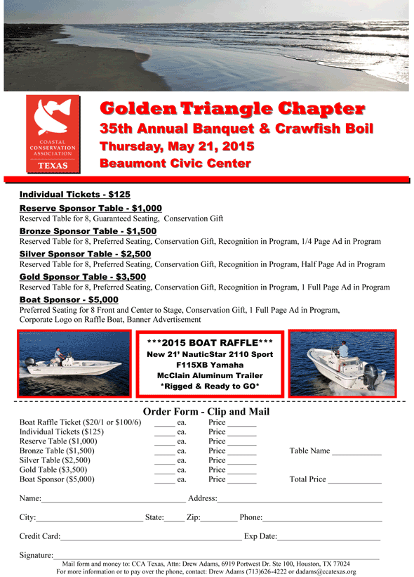 2015 Golden Triangle BQT Flyer