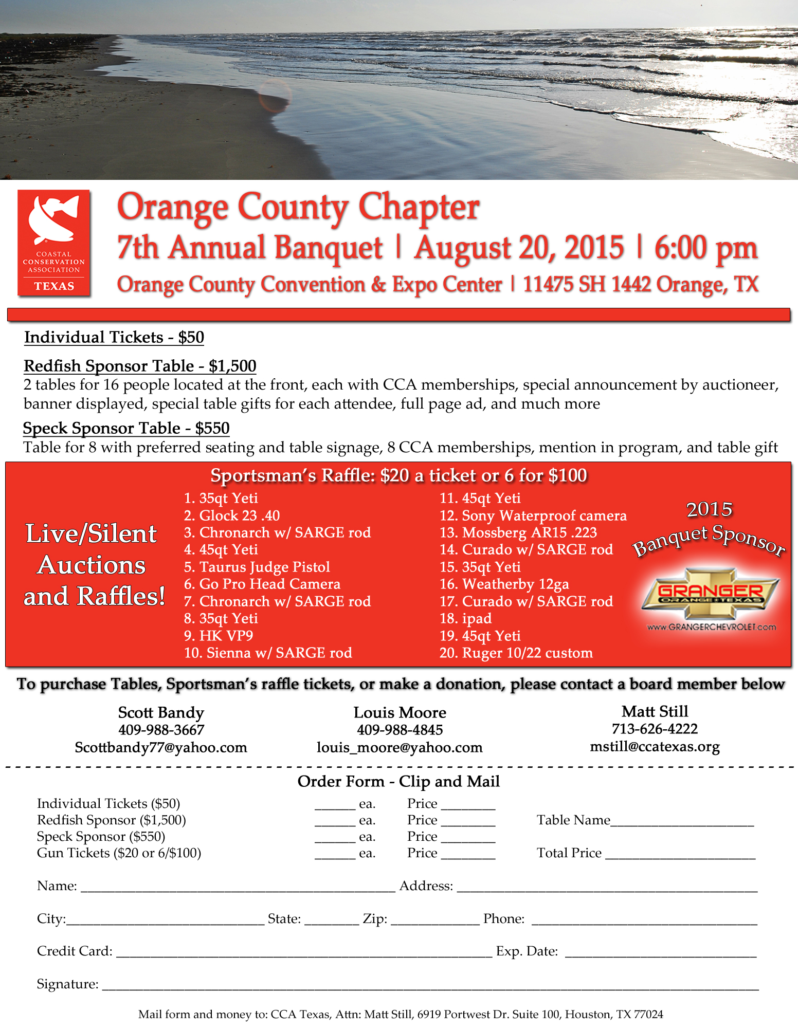 2015 Orange County BQT Flyer